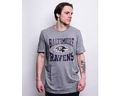 Triko New Era NFL Team Logo Tee Baltimore Ravens Light Grey Heather