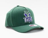 Kšiltovka Mitchell & Ness Milwaukee Bucks Solid Redline Dropback Dark Green
