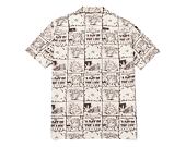 Košile HUF 4/20 Day In The Life Woven Top Natural