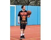 Triko MItchell & Ness Chicago Bulls Flames Tee SSTEBW19142 Black