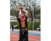 Triko MItchell & Ness Chicago Bulls Flames Tee SSTEBW19142 Black