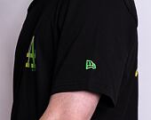 Triko New Era MLB Neon Los Angeles Dodgers Black / Neon Green