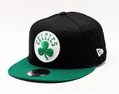 Kšiltovka New Era 9FIFTY NBA NOS Boston Celtics Snapback Black / Team Color