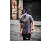Triko New Era NBA Chain Stitch Los Angeles Lakers Graphite / Gold