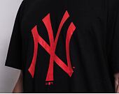 Triko New Era MLB Seasonal Team Logo Tee New York Yankees Black / Red
