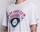 Triko New Era MLB Graphic Tee Los Angeles Dodgers Optic White