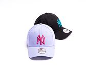 Dětská kšiltovka New Era 9FORTY Kids MLB Home League Essential New York Yankees Strapback Lavender