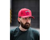 Kšiltovka MItchell & Ness Team Ground Redline Miami Heat Maroon 6HSSMM19361-CBMHEMARO