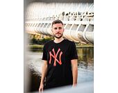 Triko New Era MLB Seasonal Team Logo Tee New York Yankees Black / Red