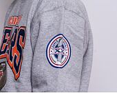 Mikina Mitchell & Ness All Over Print Fleece Crew Chicago Bears Grey Heather