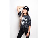 Dámské Crop Triko Champion University Harvard Tye Dye Black