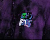 Mikina RIP N DIP Sid Hoodie RND7046 Purple & Black Tie Dye