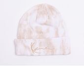 Kulich Karl Kani KK Signature Tiedye Beanie Sand/ White