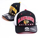 Kšiltovka '47 Brand NHL Chicago Blackhawks Top Corner ’47 MVP DP Black