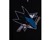 Mikina '47 Brand NHL San Jose Sharks Imprint Burnside Hood Jet Black