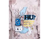 Triko HUF Mess Tiedye Longsleeve Black