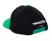 Kšiltovka Mitchell & Ness Boston Celtics Arched Script 2 Tone 110 Snapback Black / Green