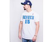 Triko Mitchell & Ness Denver Nuggets Carmelo Anthony Name & Number Tee White