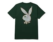 Triko HUF Playboy VVS Logo T-Shirt Forest Green