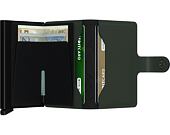 Peněženka Secrid Miniwallet Matte Green / Black