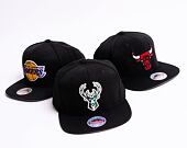 Kšiltovka Mitchell & Ness Milwaukee Bucks Downtime Redline Stretch Snapback Black