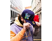 Mikina Karl Kani Signature Block Hoodie Lilac/Orange/Taupe