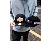 Kšiltovka Mitchell & Ness Los Angeles Lakers 50th Anniversary Patch 110 Snapback Black