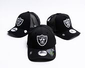 Kšiltovka New Era 9FORTY Black Base Repreve Snap Las Vegas Raiders Snapback Black / Black
