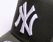 Dětská kšiltovka New Era 9FORTY Kids A-Frame Color Essential New York Yankees Snapback New Olive
