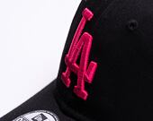 Dětská kšiltovka New Era 9FORTY Kids League Essential Los Angeles Dodgers Strapback Black/Bright Ros