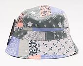 Klobouk Karl Kani Signtaure Paisley Bucket Hat multicolor