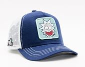 Kšiltovka Capslab Rick and Morty - Rick Trucker Blue