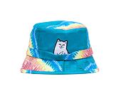 Klobouk Rip N Dip Lord Nermal Tie Dye Bucket Hat Teal Rainbow RND9137