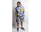 Mikina Market Smiley Sun Dye Yellow/Blue Tie-Die