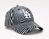Dámská kšiltovka New Era 9FORTY Womens MLB Animal Print Los Angeles Dodgers Strapback Zebra