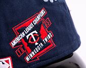 Kšiltovka New Era 59FIFTY MLB Cooperstown Minnesota Twins Fitted Oceanside Blue