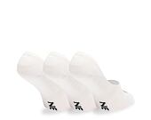 3 páry ponožek New Era Flag Invisible 3Pack White