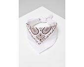 Šátek Urban Classics Bandana Wht/Brn