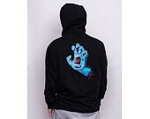 Mikina Santa Cruz Screaming Hand Chest Hood Black