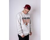 Mikina HUF × Thrasher Candlestick Crewneck Athletic Heather