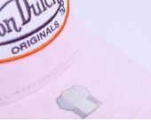 Kšiltovka Von Dutch Kent Trucker Velvet Lt.Pink/White