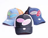 Kšiltovka Von Dutch Russel Trucker Denim Black Denim/White
