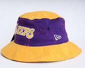 Klobouk New Era NBA Washed Pack Tapered Bucket Los Angeles Lakers True Purple