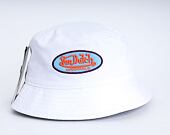 Klobouk Von Dutch Phoenix Bucket Cotton Twill White
