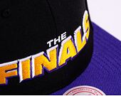 Kšiltovka Mitchell & Ness The Finals Snapback Los Angeles Lakers Black / Purple