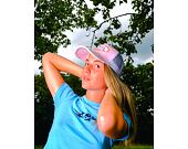 Kšiltovka Von Dutch Kent Trucker Velvet Lt.Pink/White