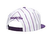 Kšiltovka Mitchell & Ness NCAA Retro Pinstripe Snapback Louisiana State University White