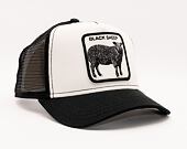 Kšiltovka Goorin - The - Black Sheep Trucker - Black / White