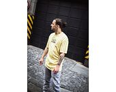 Triko Signature Karl Kani Jeans Washed Pinstripe Tee light yellow