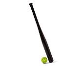 Pálka s míčkem HUF × Thrasher Plastic Ball & Bat Set Black